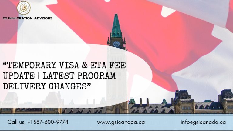 “Temporary Visa & eTA Fee Update | Latest Program Delivery Changes ...